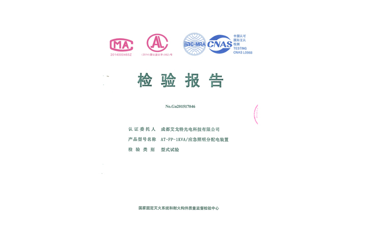 分配电装置检测报告